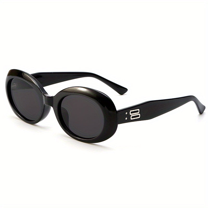 Men's Oval Frame Sunglasses UV Protection