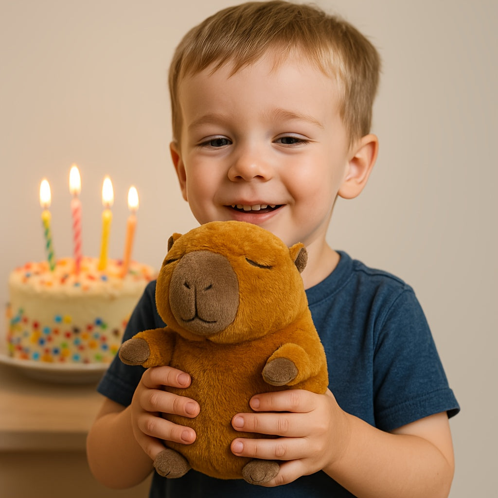 Soft Capybara Plush Stuffed Puppet for Kids Party Gift
