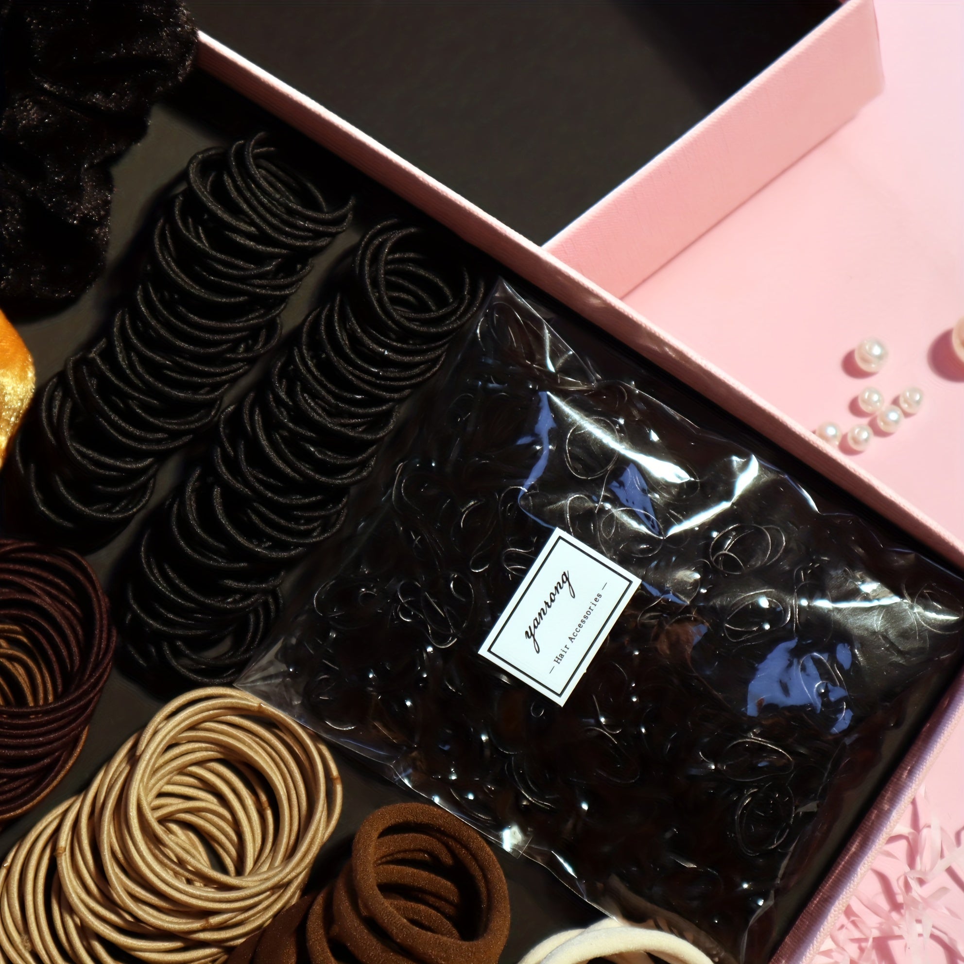 Hair Accessories Set Rubber Band Hair Tie Scrunchie Set