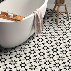 9pcs Flower Brick Stickers Waterproof Non-slip Home Decoration