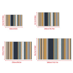 Geometric Lines Large Rug for Living Room Sofa Bedroom Kitchen Home Office
