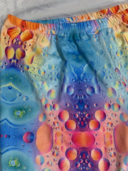  Paisley Print High Rise Boho Leggings