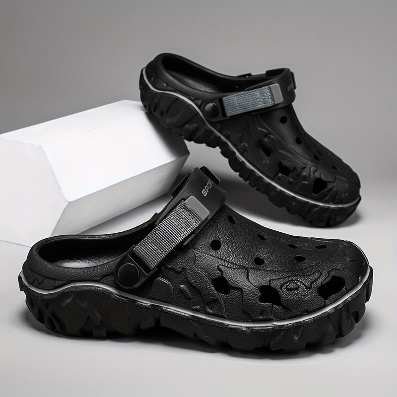 Men's Water Shoes Clogs Slip on Closed Toe Sandals Soft Sole Walking Shoes