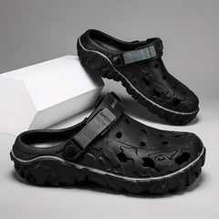Men's Water Shoes Clogs Slip on Closed Toe Sandals Soft Sole Walking Shoes