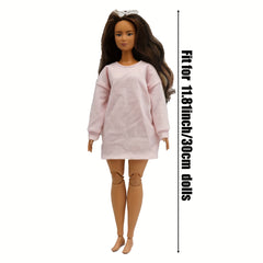 Long Sleeve Dress for 11 81 inch Dolls