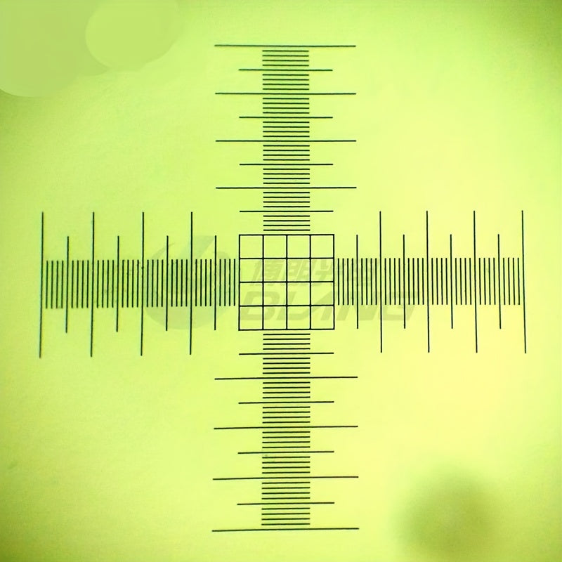 Microscope Stage Calibrating Slide 0.01mm 0.1mm Division Objective Ruler Ret