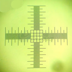Microscope Stage Calibrating Slide 0.01mm 0.1mm Division Objective Ruler Ret