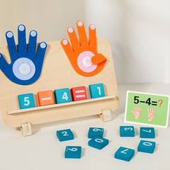 Wooden Hand Shaped Math Teaching Toys
