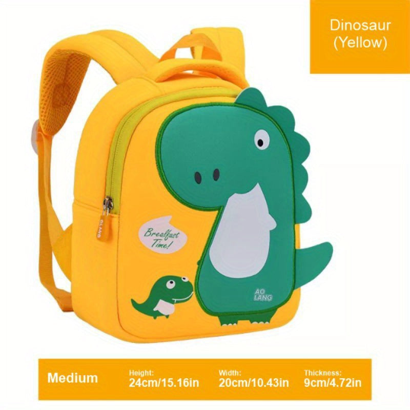 Kids Dinosaur Kindergarten Backpack Lightweight Breathable Boys Girls Travel Bag