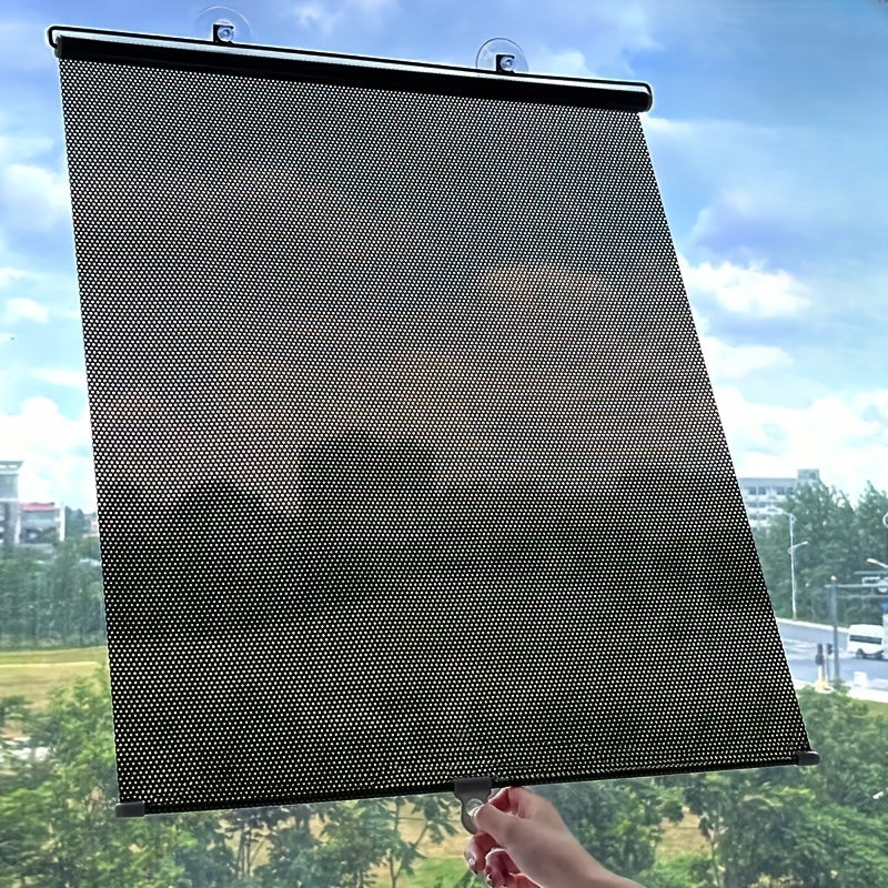 Automatic Retractable Roller Blinds For Car Bedrooms Kitchen Office Easy to Use