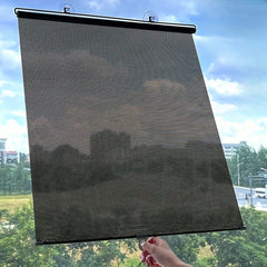 Automatic Retractable Roller Blinds For Car Bedrooms Kitchen Office Easy to Use