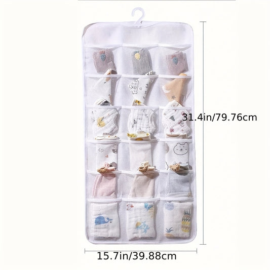 Large Over the Door Organizer Socks Underwear Bag