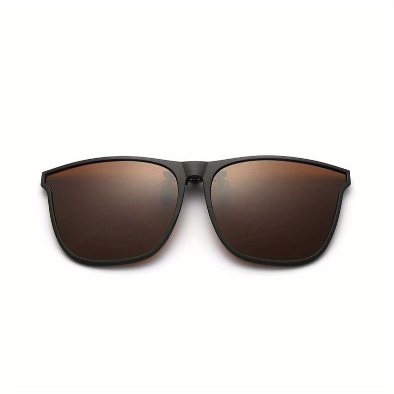 Clip on Sunglasses Polarized TR90 Frame Lightweight Flip Up Driving Fishing