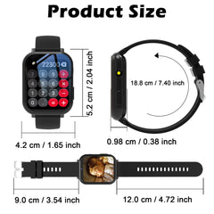 ERUN Smart Watch Educational Games HD Touchscreen Camera Flashlight Calculator