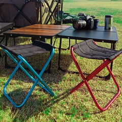 Portable Aluminum Folding Stool for Camping
