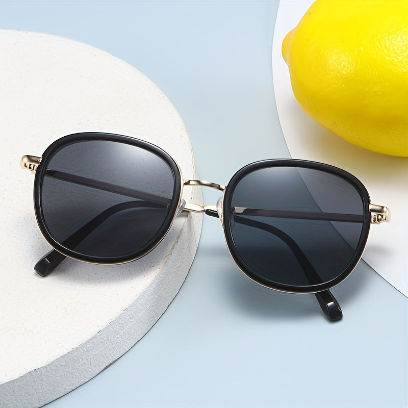 Boy's Gradient UV Protection Sunglasses Metal Frame