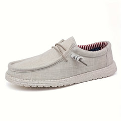 Men's Canvas Slip On Sneakers Breathable Non-slip Shoes