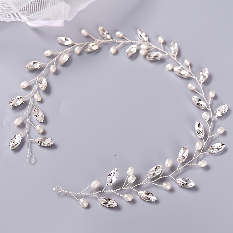 Bridal Rhinestone Headband Tiara Wedding Hair Accessory
