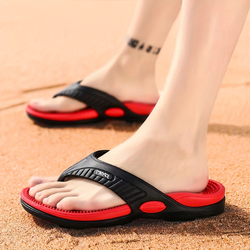 Men's Lightweight Non Slip Flip Flops for Outdoor All Seasons