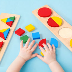 Montessori Geometric Puzzle Set for Kids
