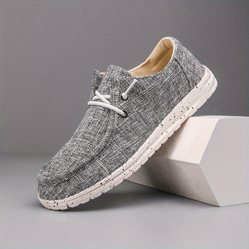 Men's Casual Loafers Minimalist Solid Outdoor Round Toe Shoes