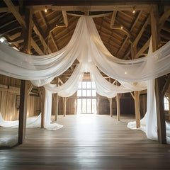 Arched Wedding Drapery Hanging Fabric Decoration