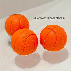 Children's Mini Basketball Hoop with Suction Cup - 3 Balls Set