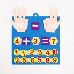 Felt Number Toy for Kids Educational Counting & Fine Motor Skills Development