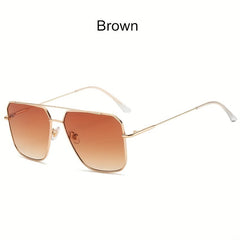 Men's Casual Sunglasses Anti Reflective Metal Glasses For Outdoor Activities