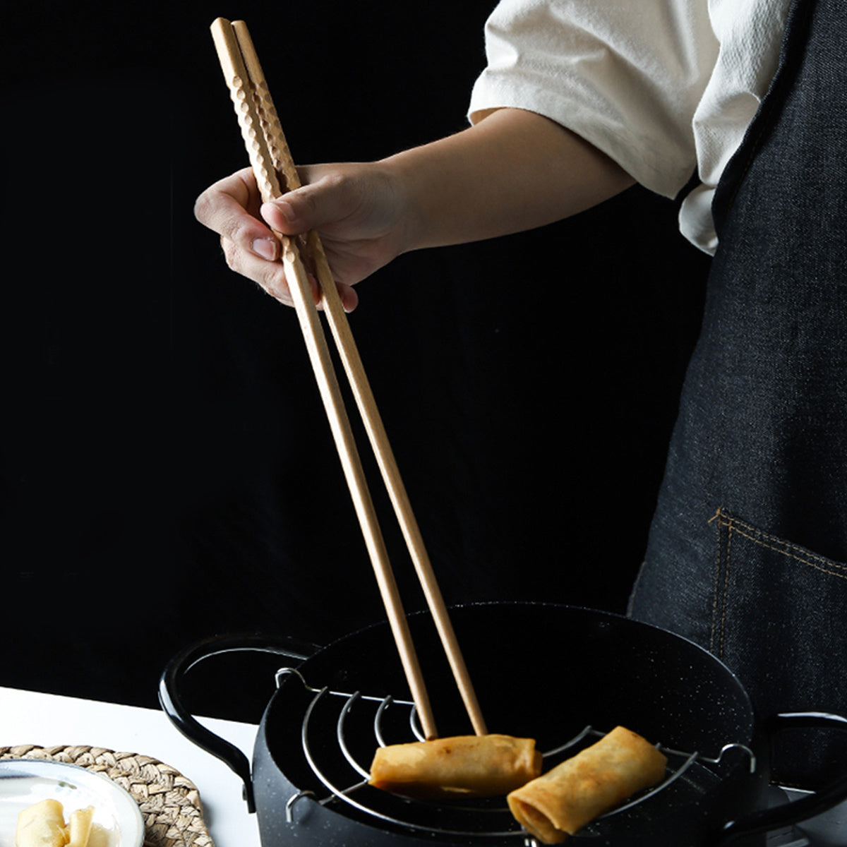 Japanese Beech Tortoise Shell Chopsticks for Adults