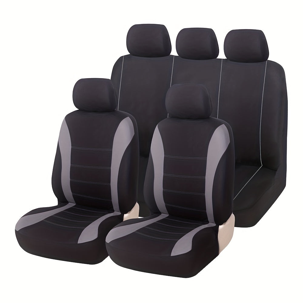 9PCS Waistline Pattern Car Seat Cover