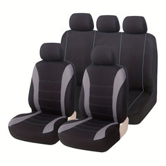9PCS Waistline Pattern Car Seat Cover