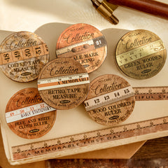 6 Pack Artistic Washi Tapes - Back to School Craft Collection