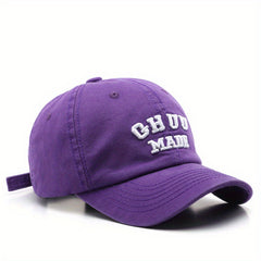 Wide Brim Baseball Cap Soft Peaked Hat Unisex