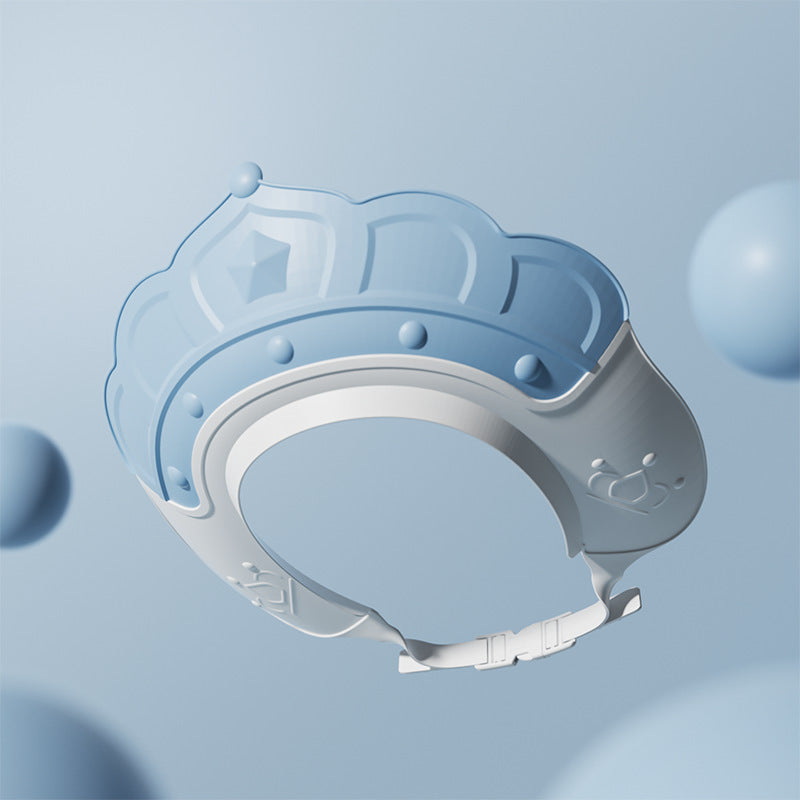 Baby Shower Cap Ear Protection Silicone Waterproof Cap