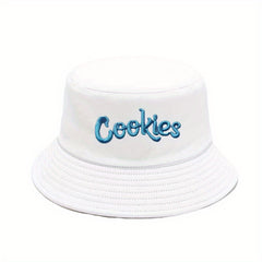 Letter Embroidered Bucket Hat Classic Candy Sunscreen Sun Hat Unisex