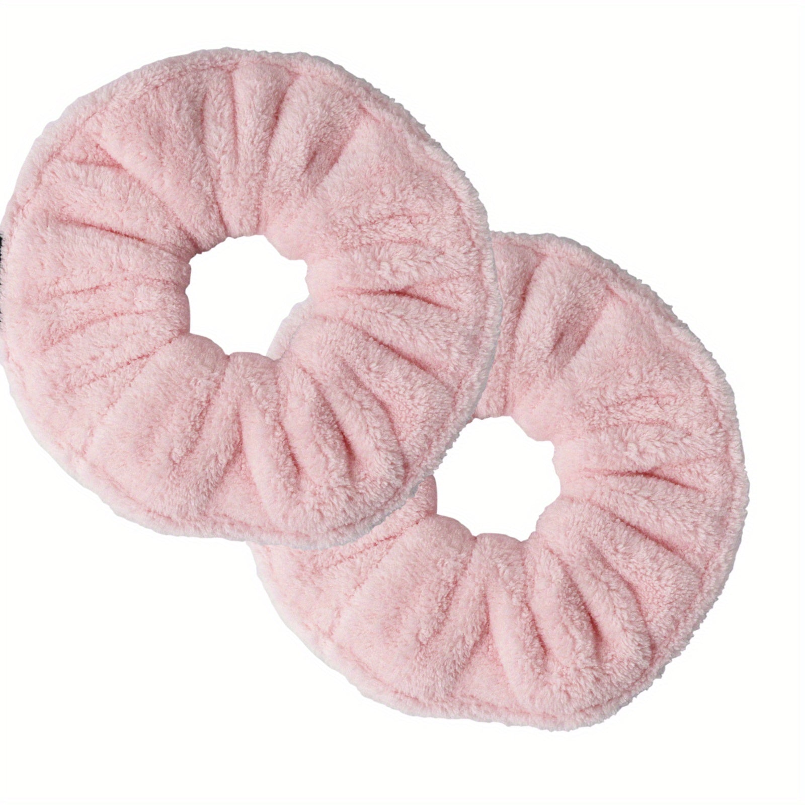 2 Pcs Large Towel Scrunchies Hair Ties For Women And Girls