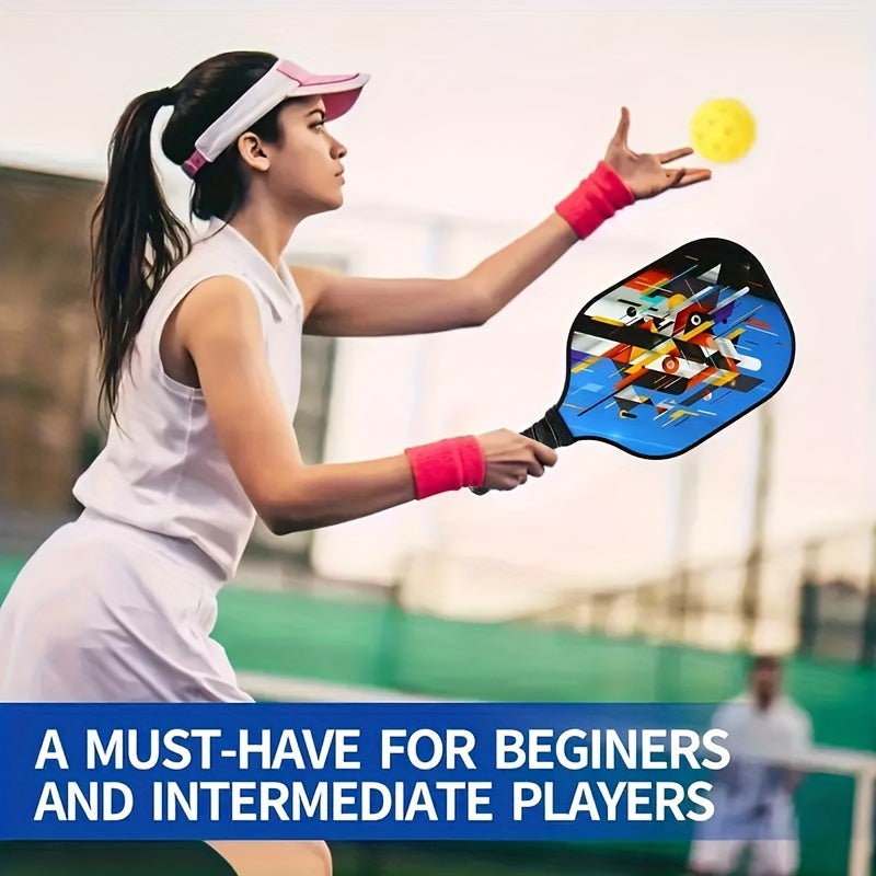 Pickle Ball Racket Set Glass Fiber PP Honeycomb Core Racket
