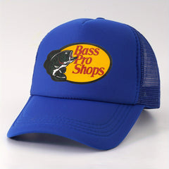 Unisex Mesh Trucker Hat Candy Fish Print Baseball Cap Hip Hop Sunshade