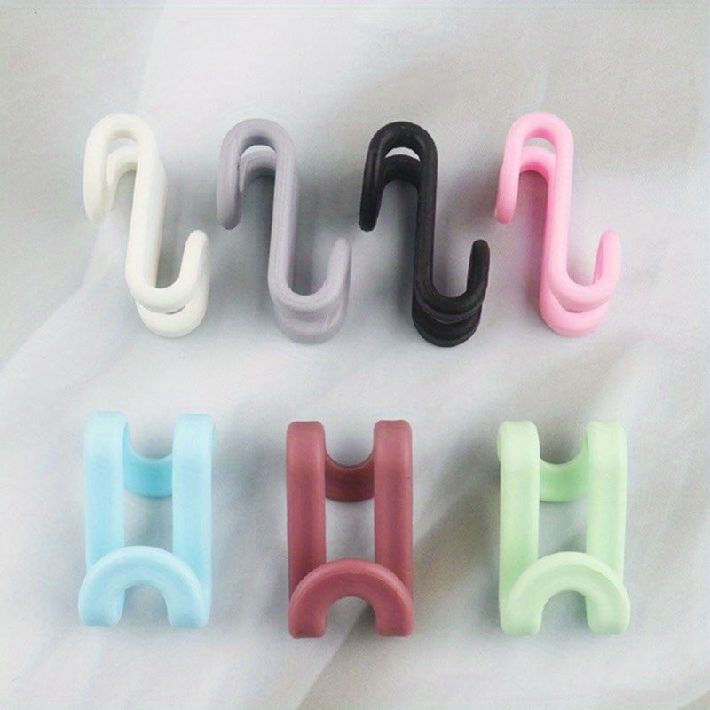 50PCS Hanger Connector Hooks Wardrobe Closet Organizer