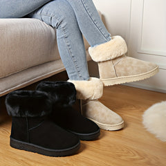 Women's Plus Velvet Thickened Snow Shoes Comfort Warm Outdoor Boots
