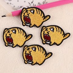 6pcs Tiger Embroidery DIY Patch for Clothes Backpack Hat