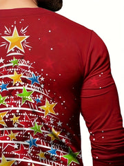Christmas Tree Men's Long Sleeve Tee