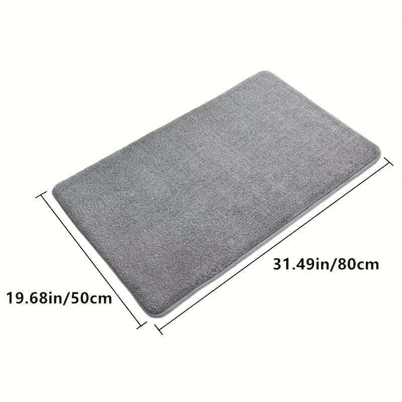 Soft Non Slip Absorbent Quick Drying Bath Rug - Durable Wear-resistant Mat