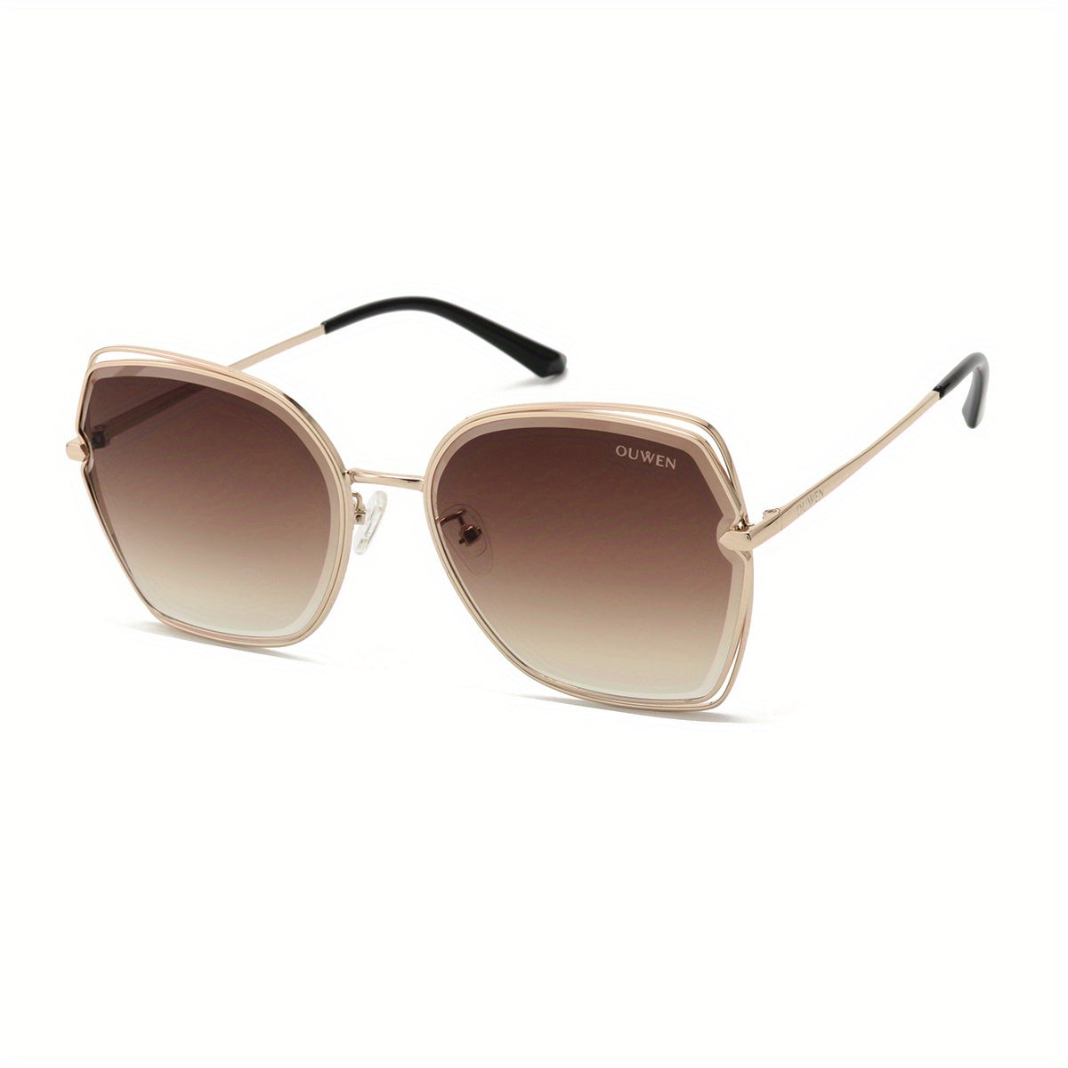 Large Butterfly Sunglasses For Women Gradient Hollow Metal UV400 Sun Shades