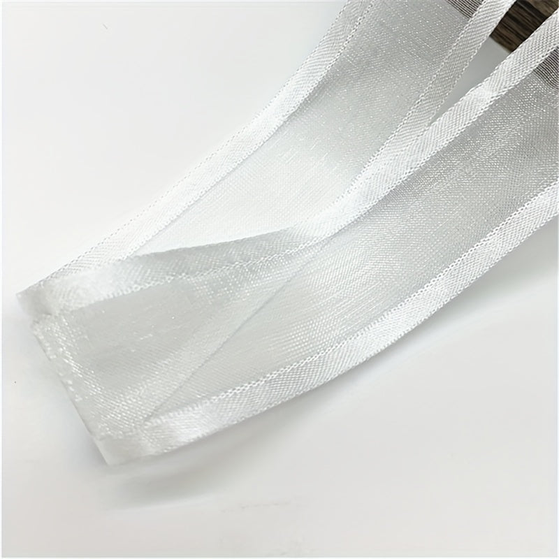 5yd 25mm Satin Edge Organza Ribbon Bow Wedding Christmas DIY Gift Wrapping