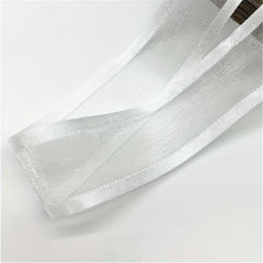 5yd 25mm Satin Edge Organza Ribbon Bow Wedding Christmas DIY Gift Wrapping