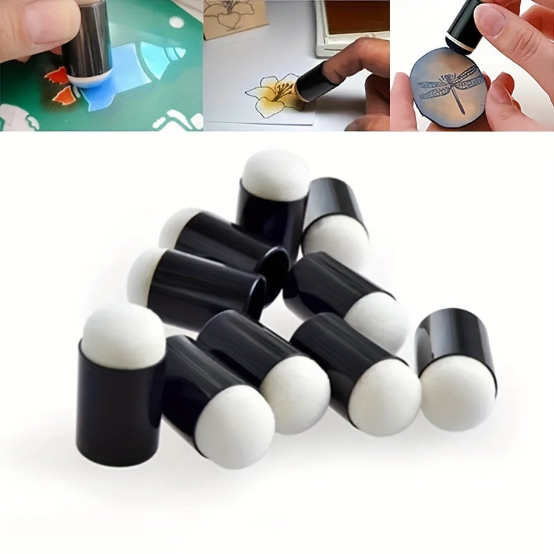 10pcs Sponge Finger Daubers Foam Finger Painting Set DIY Resin Craft