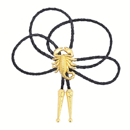 Men's Scorpion Bolo Tie Western Cowboy Necktie