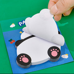 4pcs Panda Sticky Notes 120 Sheets Memo Paper School Office